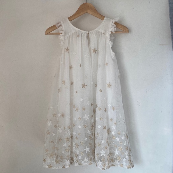 Mayoral 10 Girl’s Starry Embroidered Tulle Dress - Picture 5 of 12